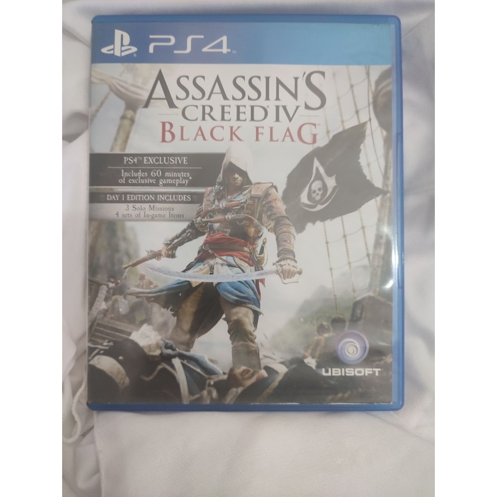 kaset ps4 second ASSASSINS CREEDIV BLACK FLAG