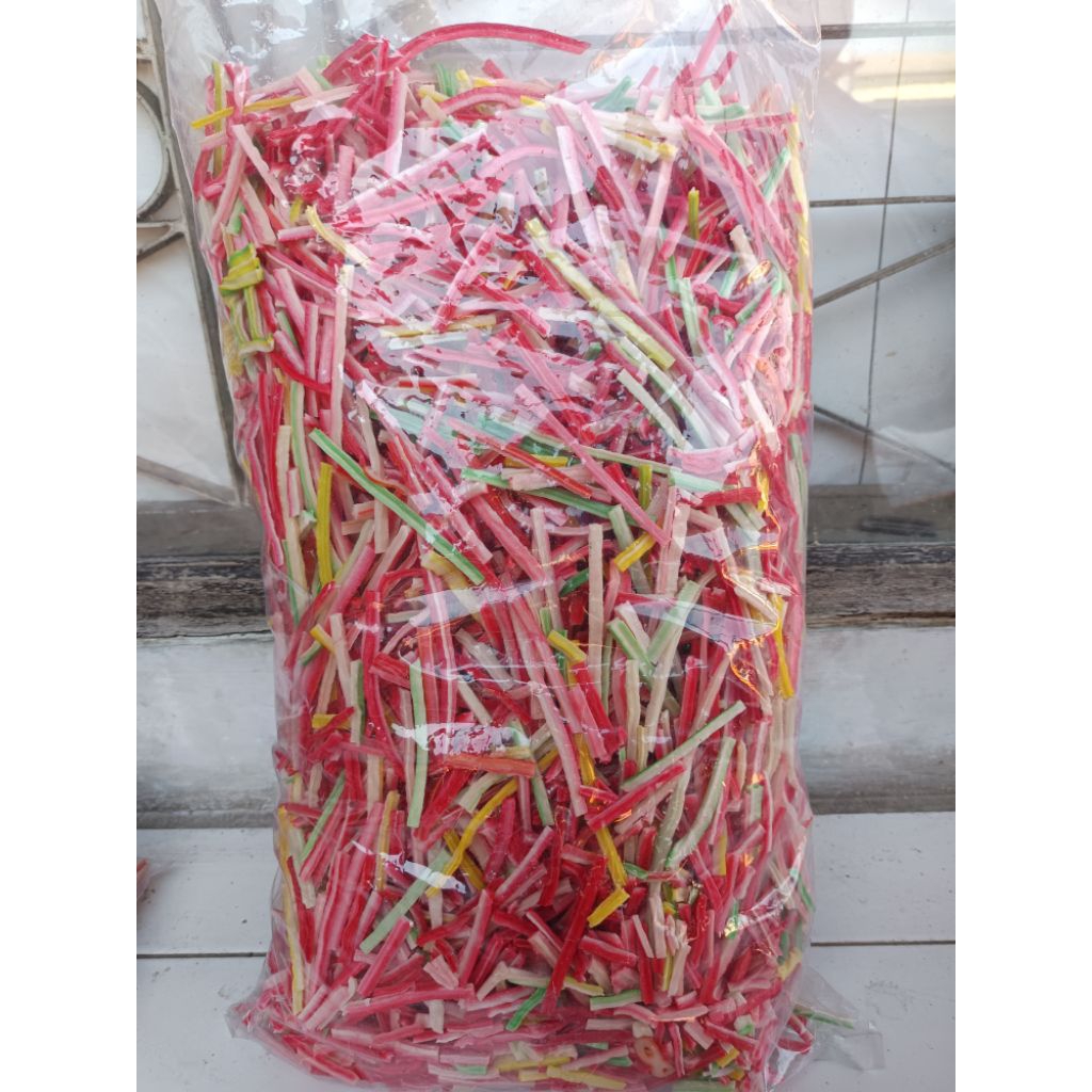 

Kerupuk mentah stik jaat/ beton / stik warna warni 1 kg