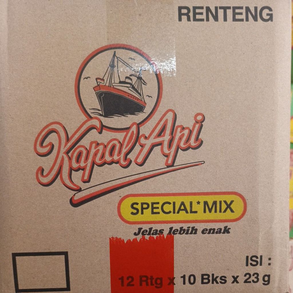 

Kopi kapal api Mix 1 karton