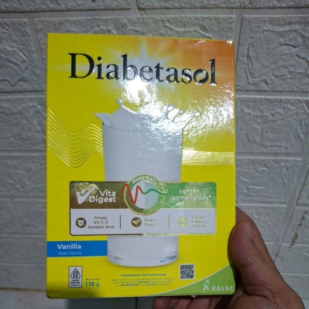 

Diabetasol vanilla 170g segel,Diabetacare 170g