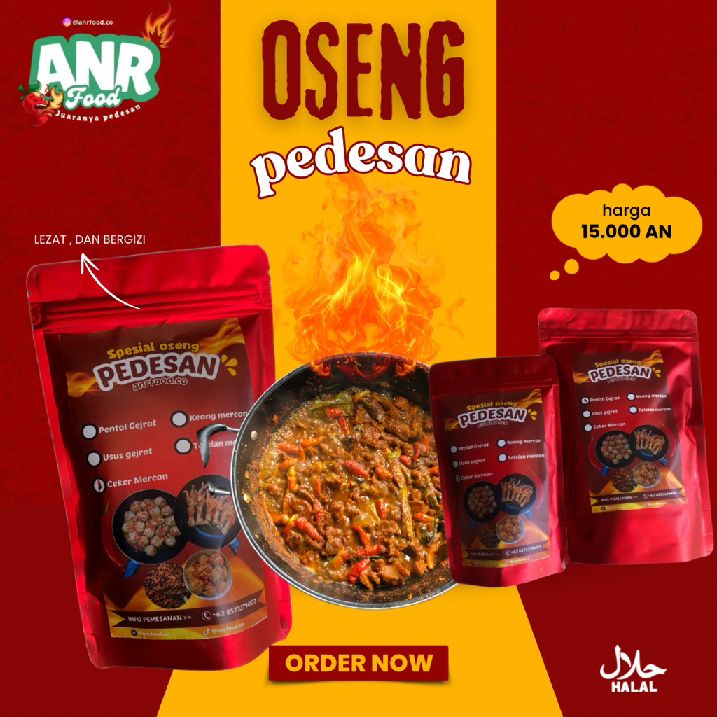 

OSENG MERCON PEDESAN ( oseng pentol , oseng keong , oseng ceker , oseng tetelan dll )