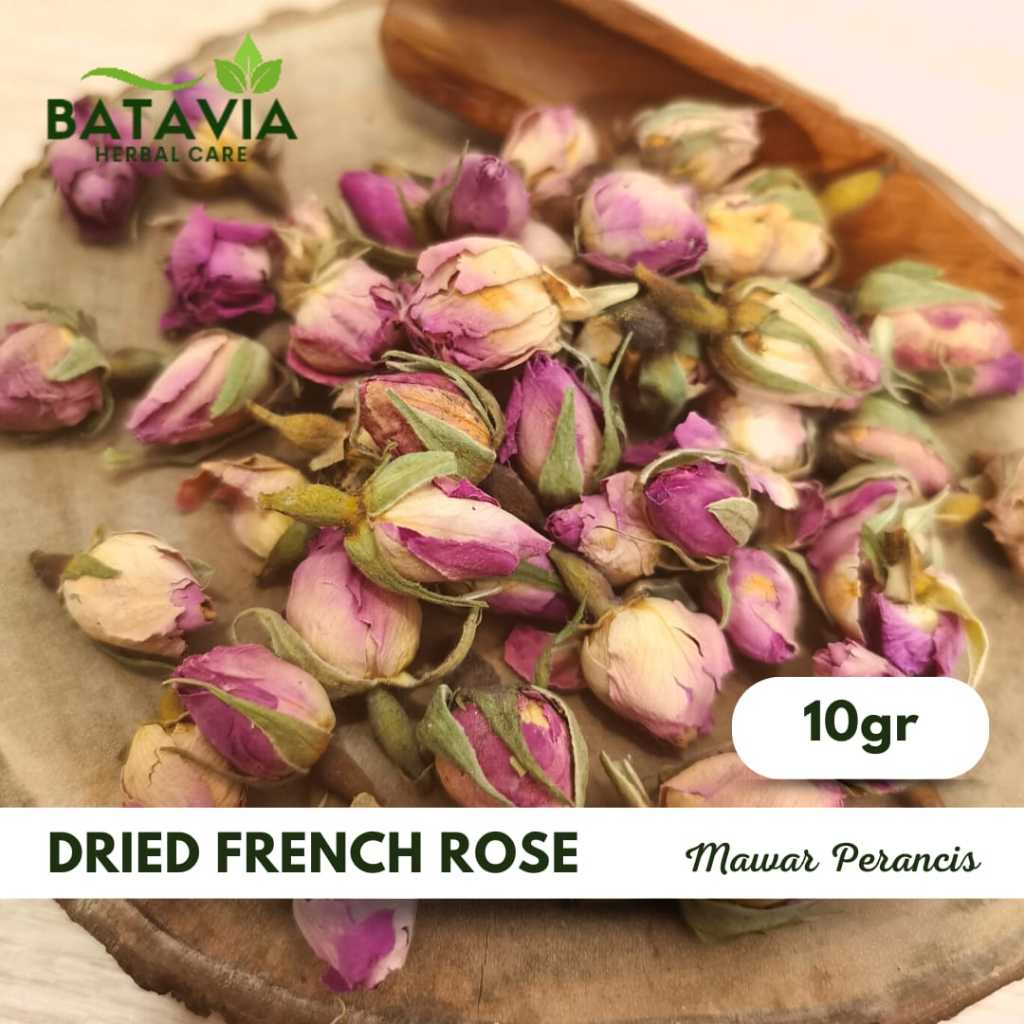 

French Rose Tea Bud Teh Bunga Mawar Perancis Premium Flower Tea French Rose 10g