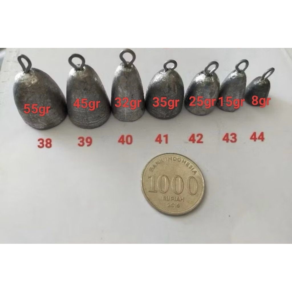 TIMAH PEMBERAT PANCING LONCENG 1/2 KG