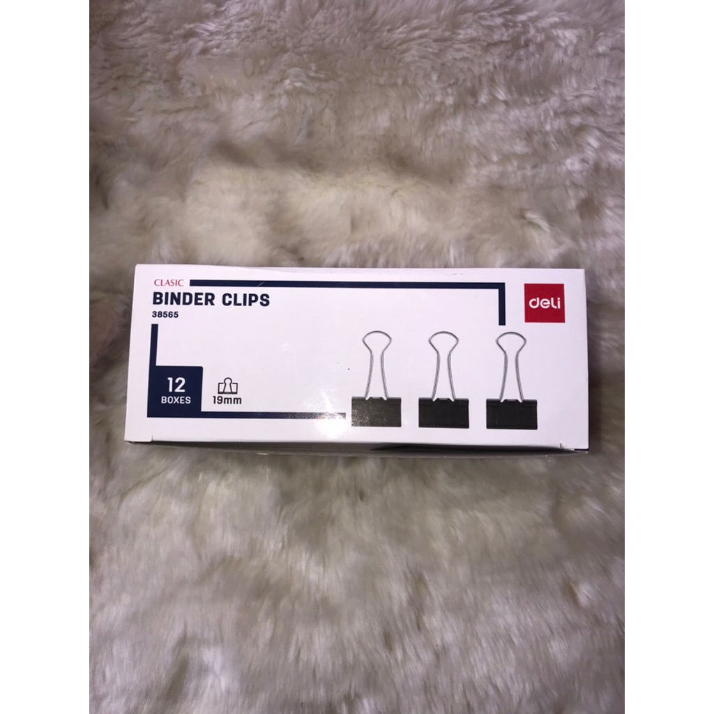 

{lusin} Binder Clip/Klip Hitam/Klip kertas No.107