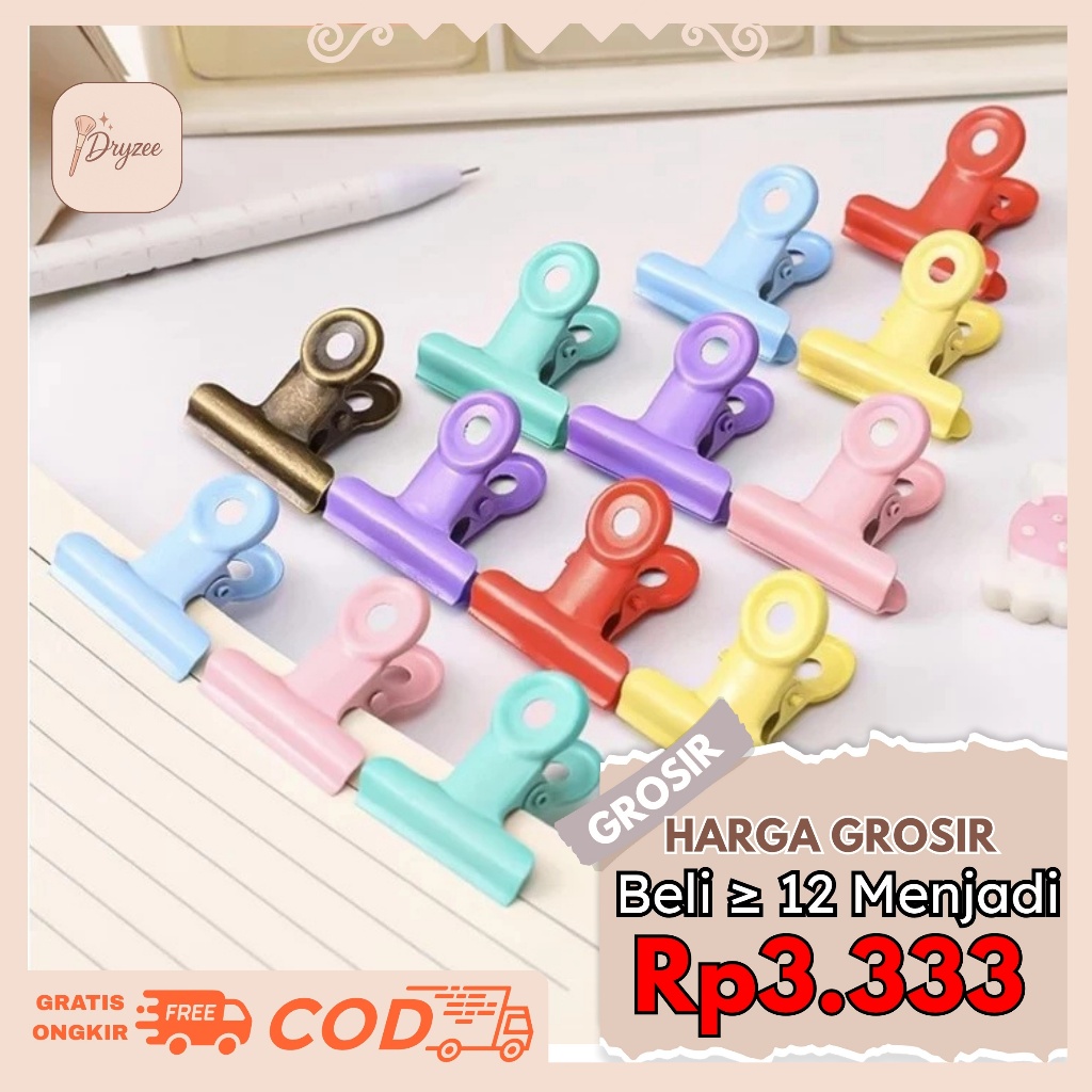 

Jepitan Kertas Warna Warni/Paperclip AT35