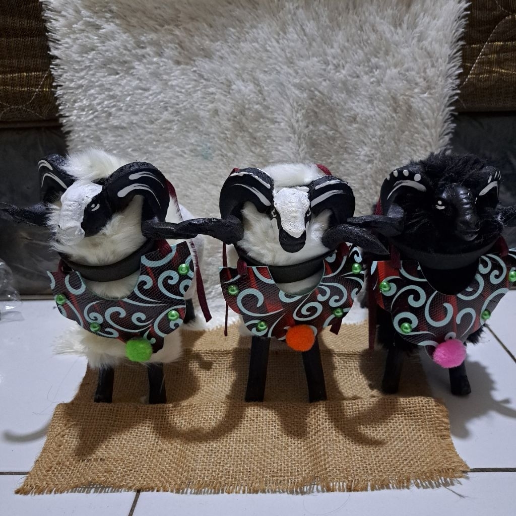 pajangan meja miniatur domba garut, miniatur domba garut, mainan anak paling populer, mainan anak do