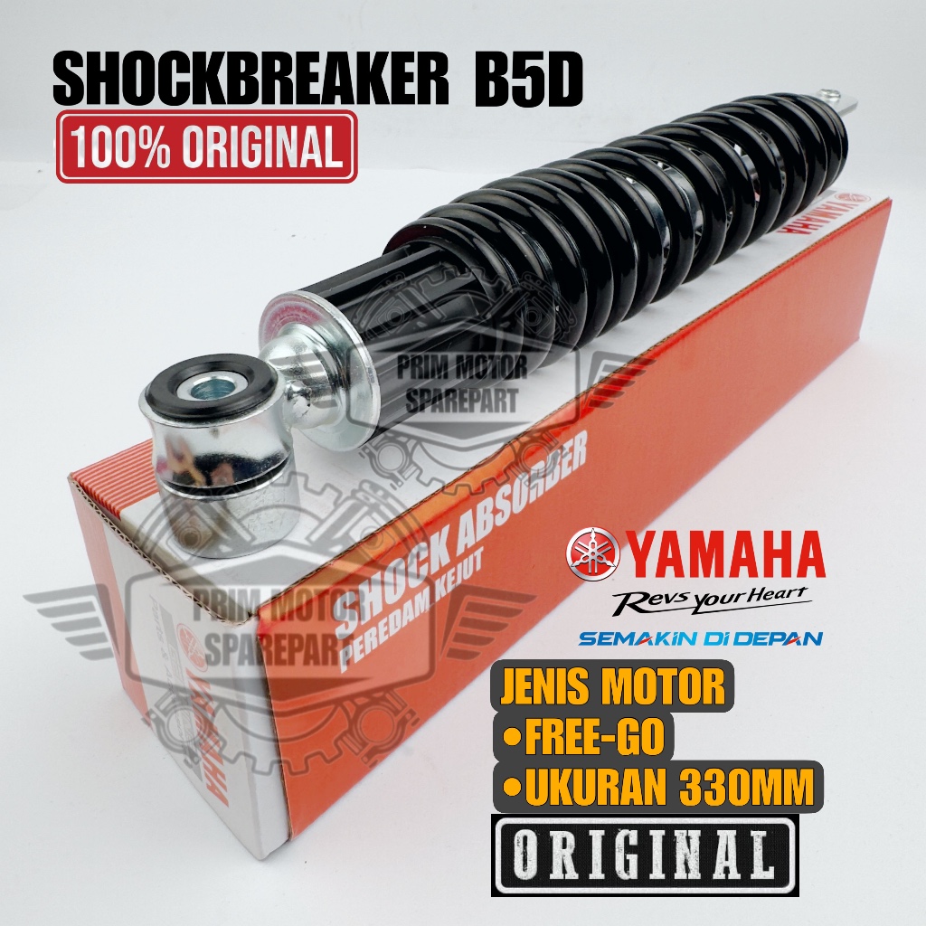 SHOCKBREAKER ORIGINAL YAMAHA FREEGO/ SHOK BELAKANG FREE-GO ORIGINAL 330MM B5D
