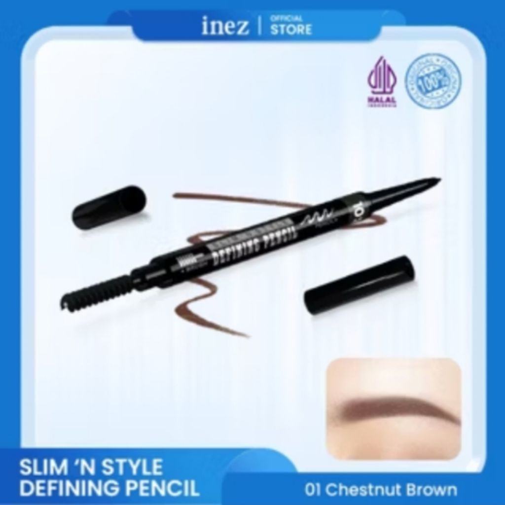 

Inez Slime N style defining pensil ( chestnut brown)
