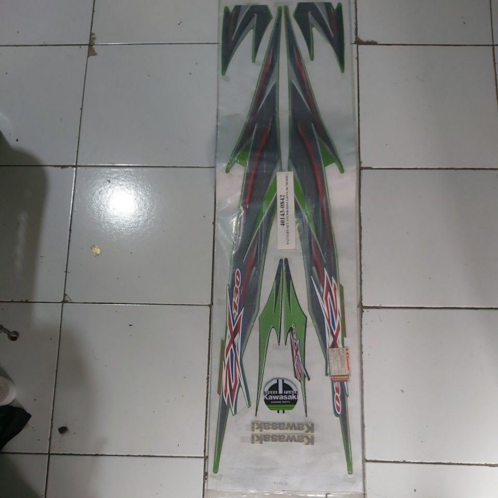 sticker zx130 pattern set mark zx130 1set hijau