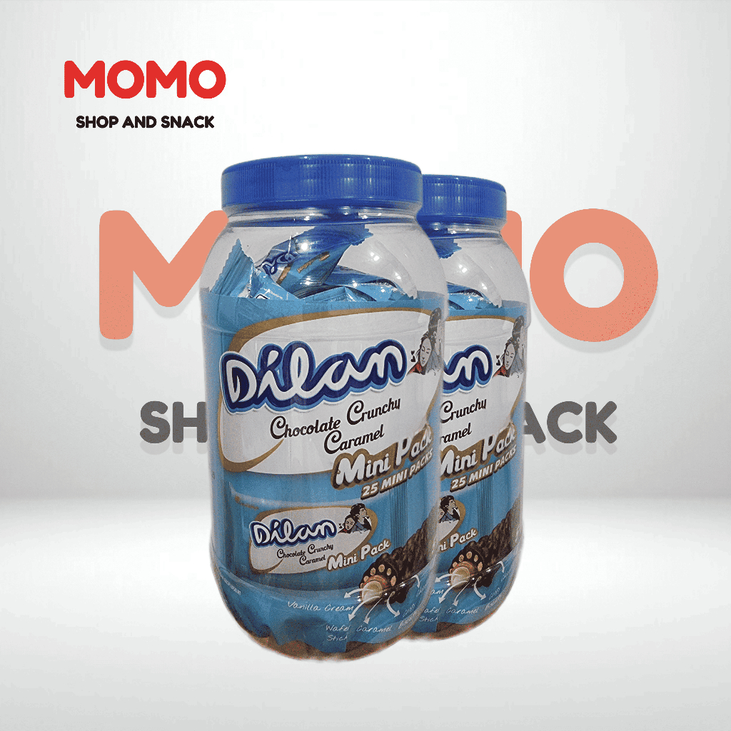 

Garuda Food Dilan Chocolate Crunchy Caramel Mini Pack Jar 25pcs