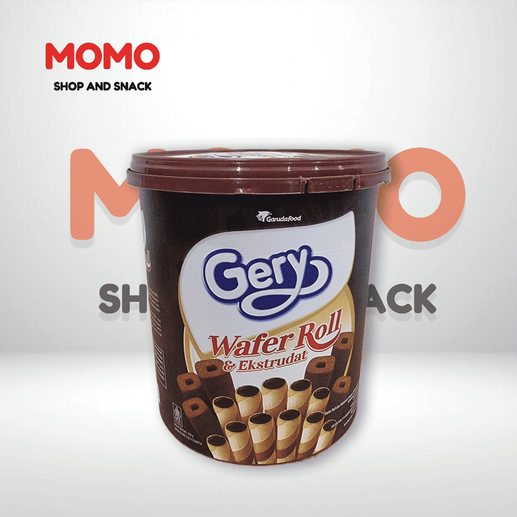 

GERY WAFER ROLL EKSTRUDAT COKLAT 350G TOPLES KALENG