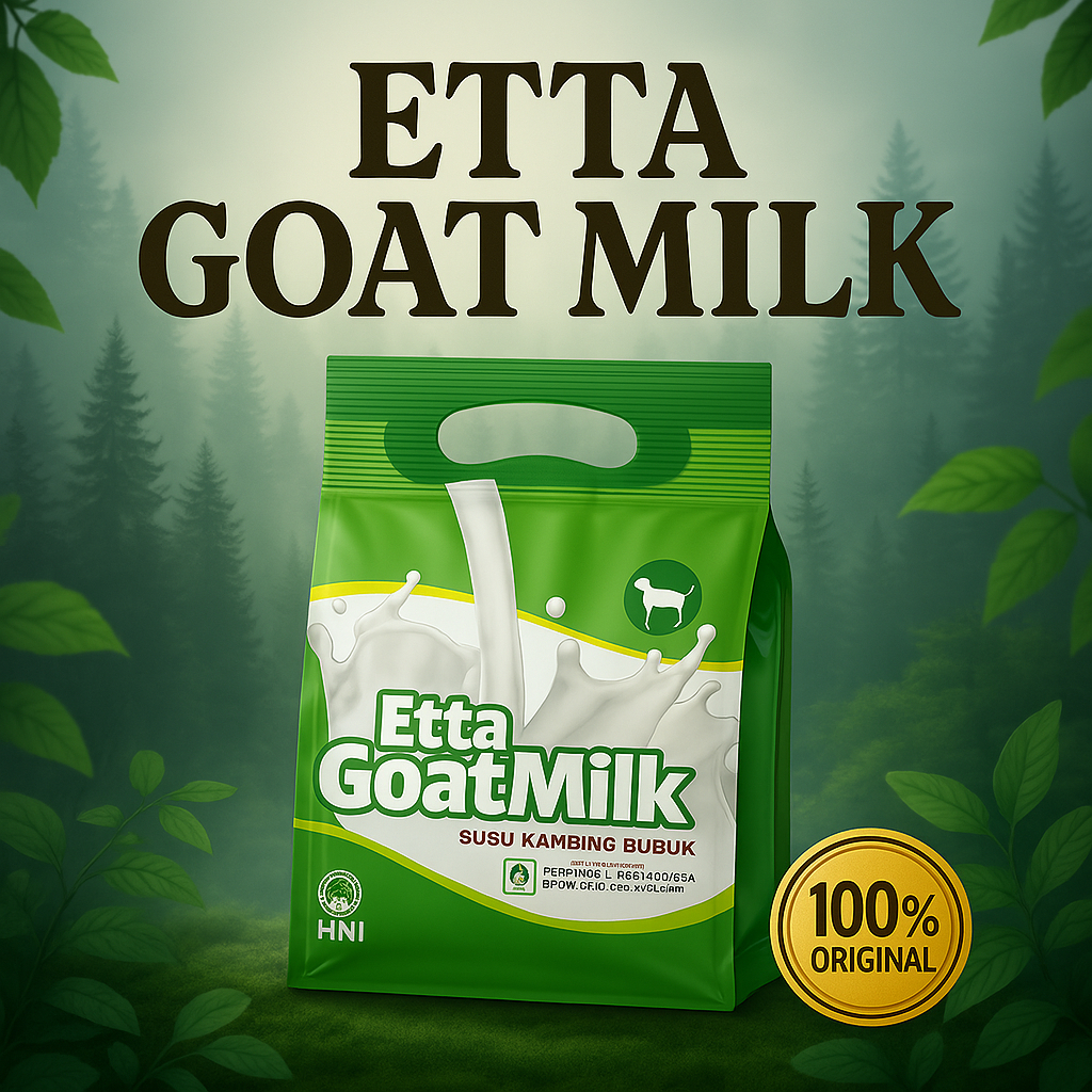

Etta Goatmilk Susu Kambing Etawa Bubuk Murni untuk Anak Dewasa & Lansia