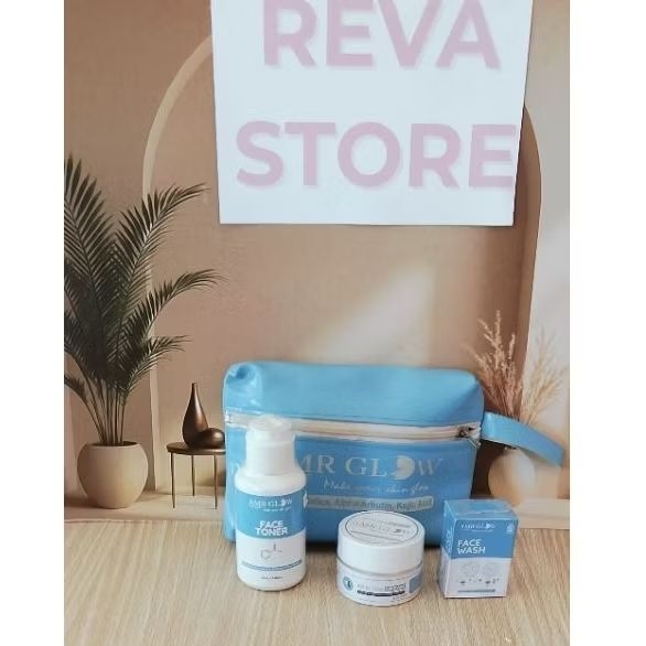 AMR GLOW AL IN ONE CREAM PAKET SKINCARE ORIGINAL BPOM