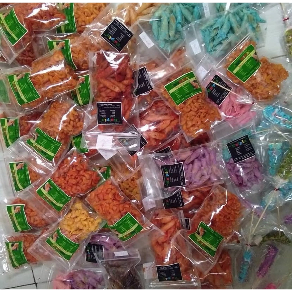 

makaroni aroma daun jeruk berbagai varian rasa