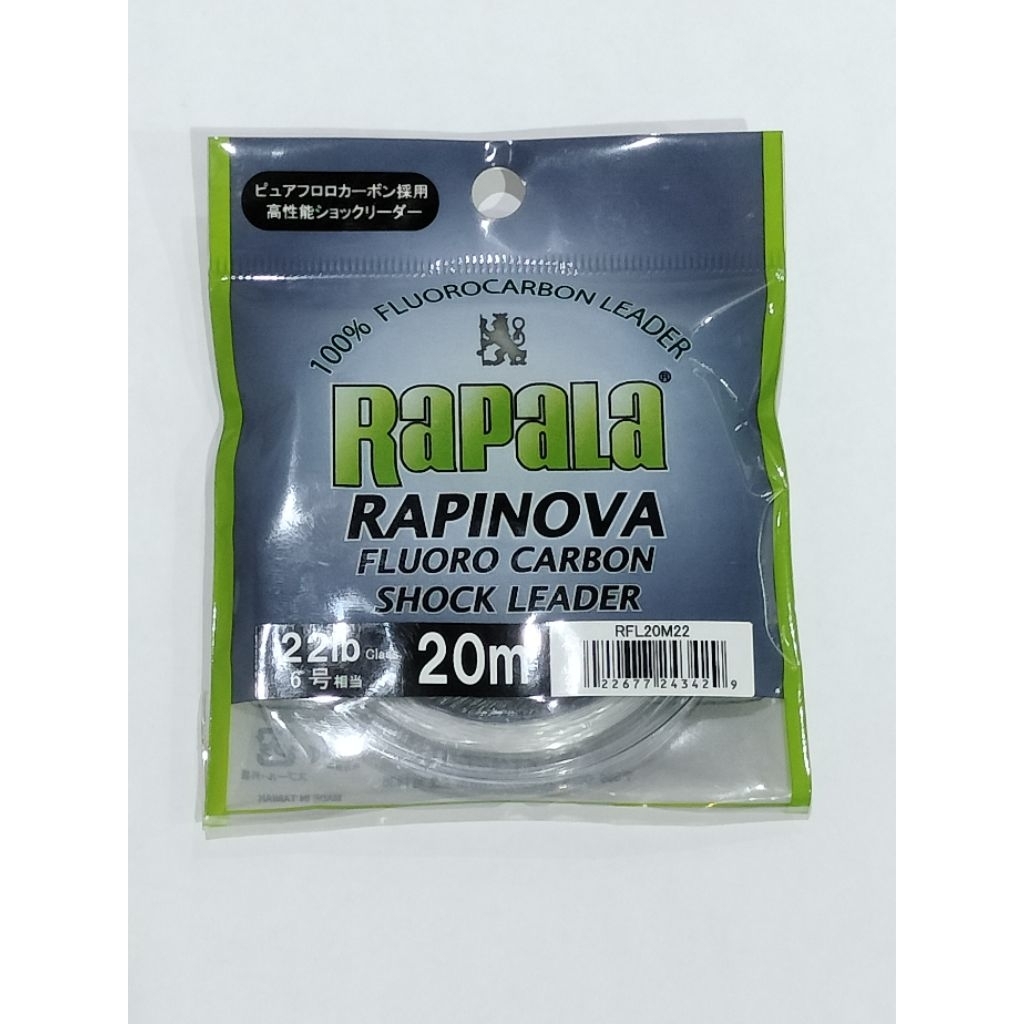RAPALA RAPINOVA FLUORO CARBON SHOCK LEADER