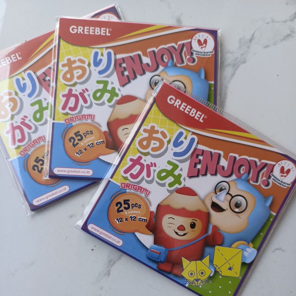 

Kertas Origami Greebel ukuran 12x12