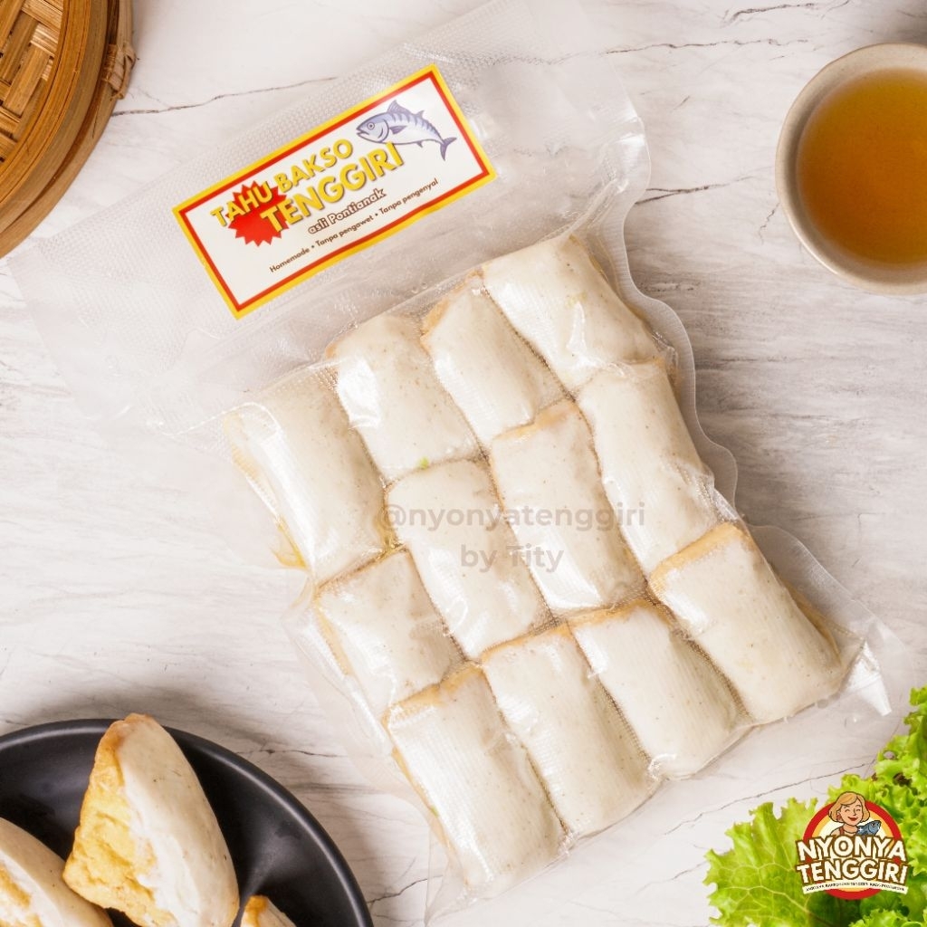 

Tahu Bakso Ikan Tenggiri Khas Pontianak - 350gr Vakum | Frozen & Fresh | Tanpa Pengawet dan Pengenyal Cocok Untuk Makanan Keluarga Dan Cemilan Sehat