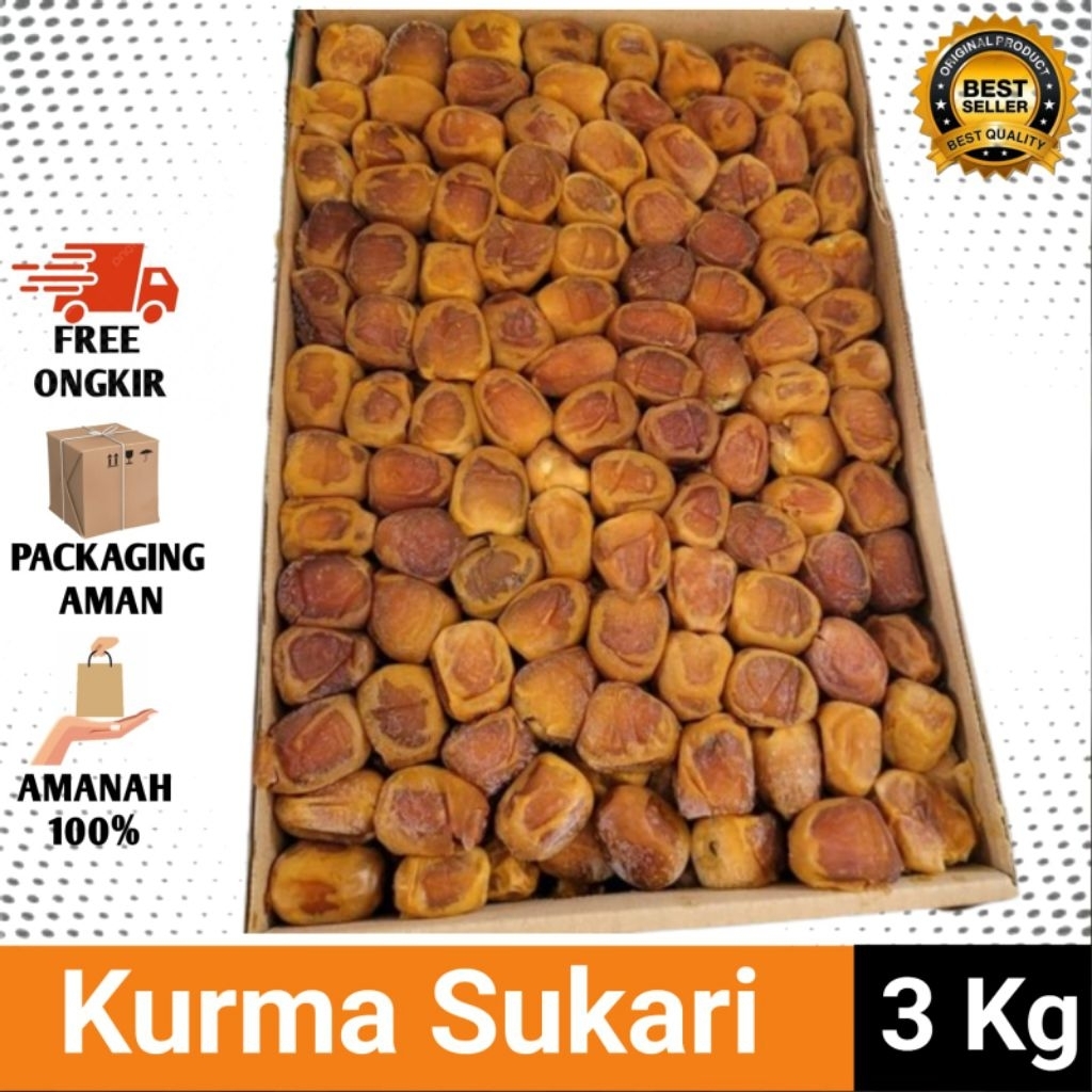 

Kurma Sukari 3 Kg Kurma Sukkari 3kg / Sukari Al Qassim Premium Grade A