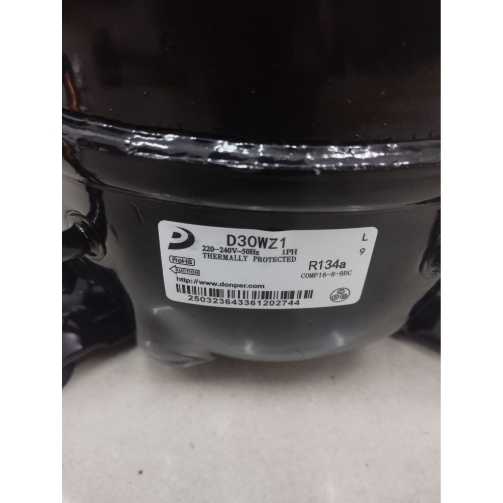 KOMPRESOR kulkas SHARP 1 PINTU (DONPER) ORIGINAL R134a