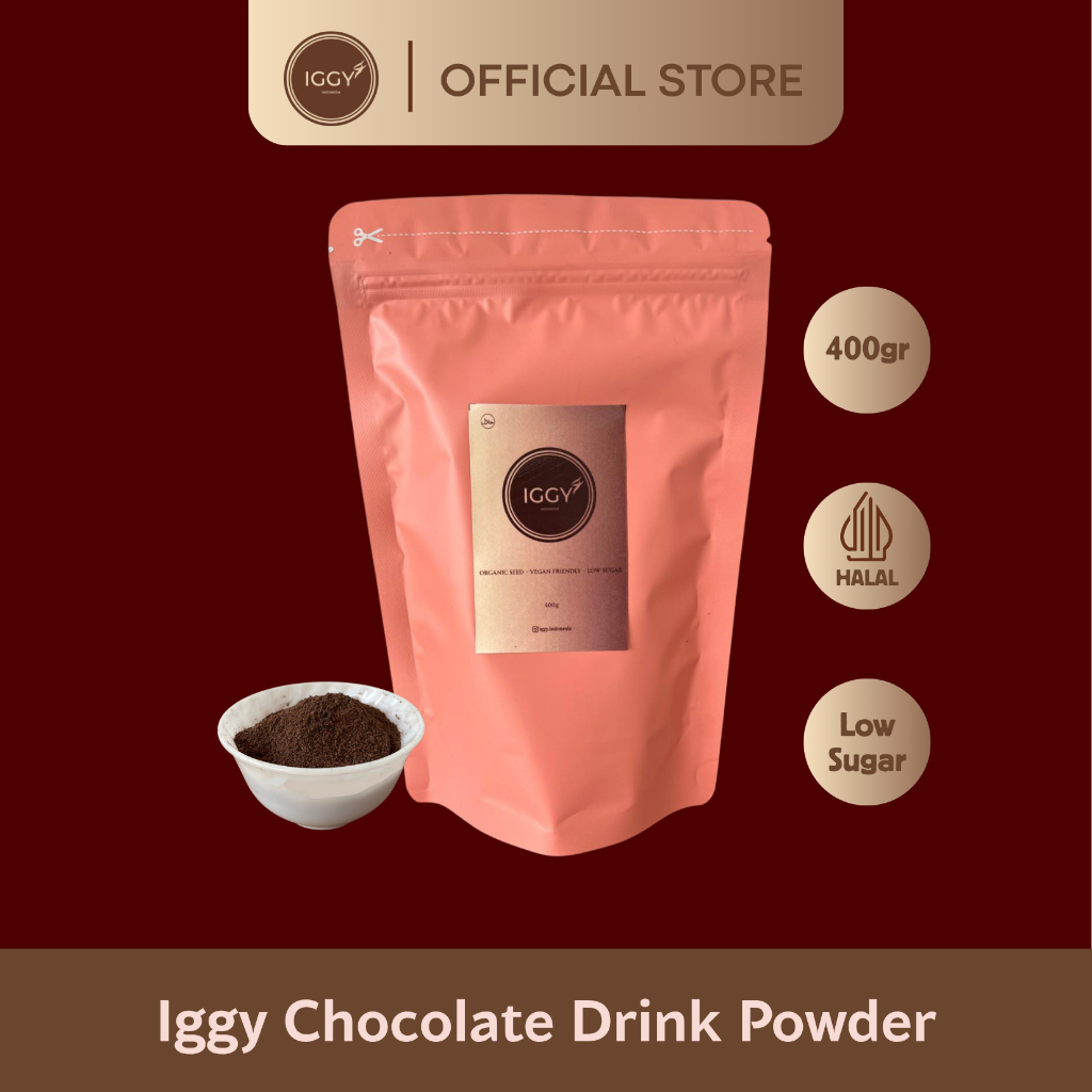 

Iggy Cocoa Powder Drink Chocolate Drink Bubuk Coklat Serbuk Minuman Cokelat 400g