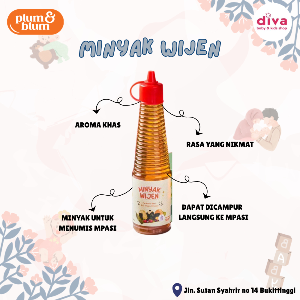 

Plum & Blum Minyak Wijen MPASI BB Booster - 133 ml