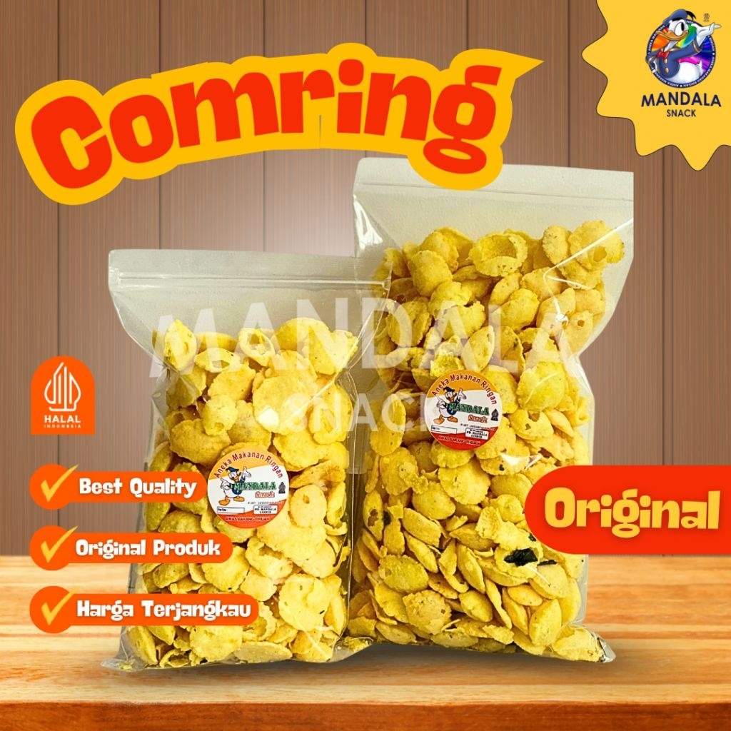 COMRING ORIGINAL 500gr/1KG BY MANDALA SNACK