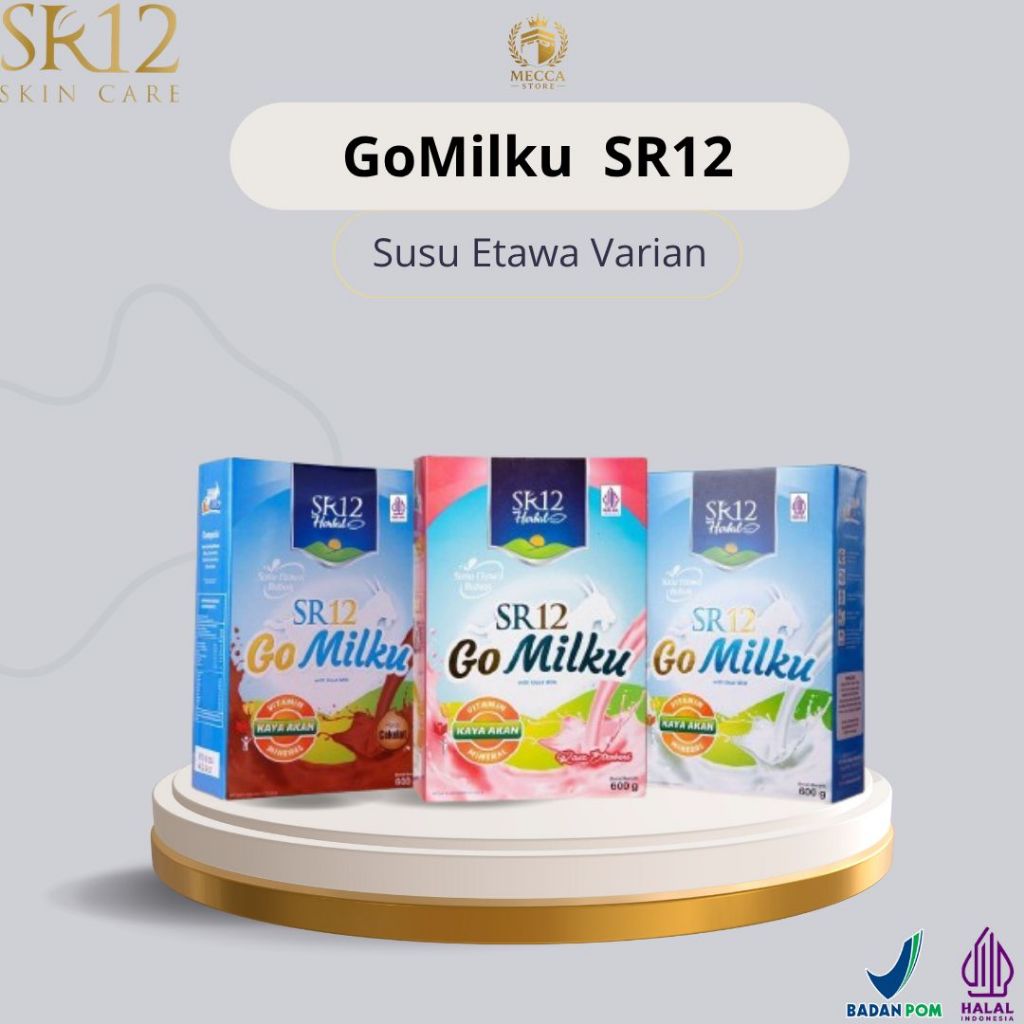 

Susu Kambing Etawa GOMILKU SR12 – Original, Coklat, Strawberry | BPOM, Halal, Aman untuk Bumil Busui
