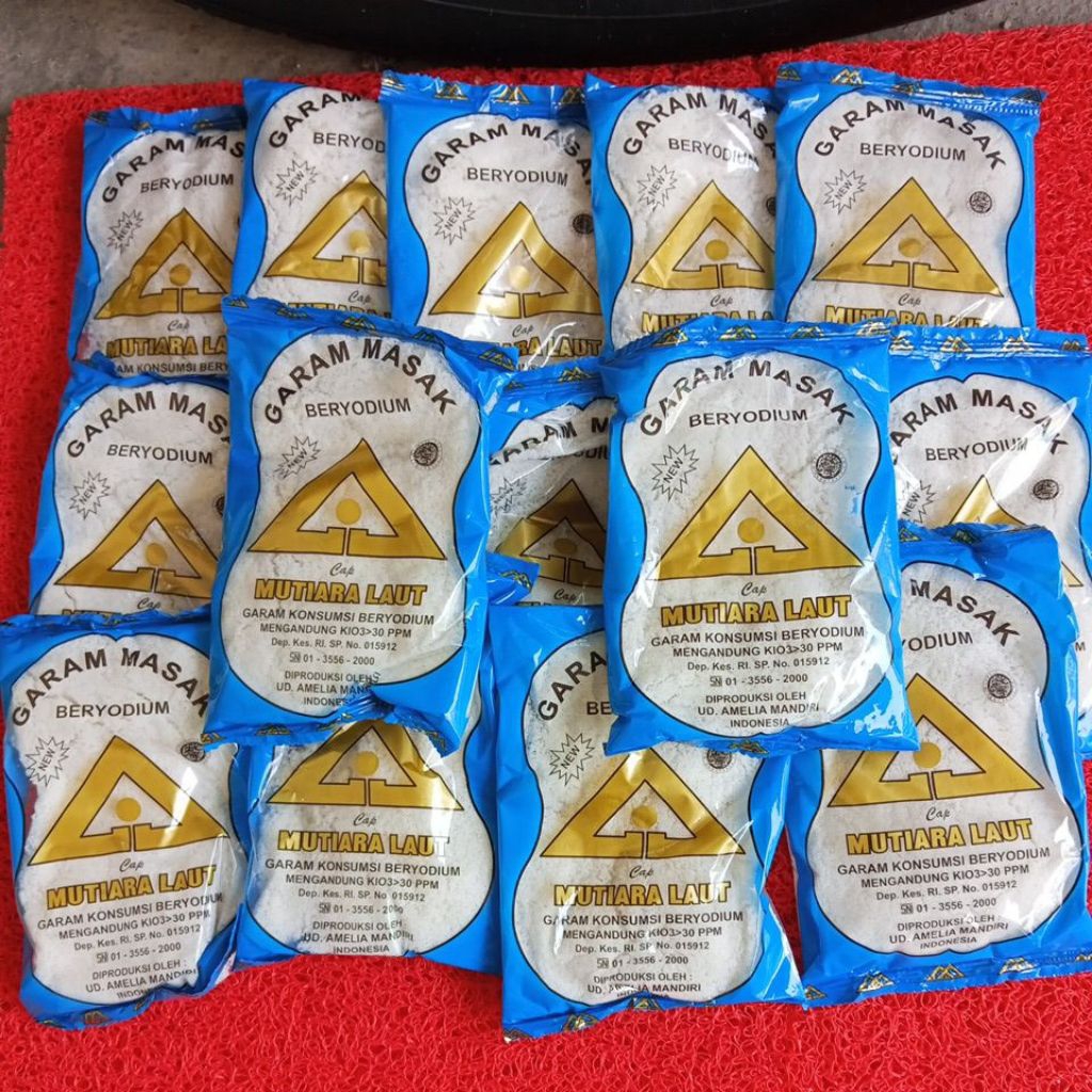 

Garam Murah 15 Pcs Dapur Masak Konsumsi Beryodium Cap Mutiara Laut Meja Makanan Keluarga untuk IQ Anak