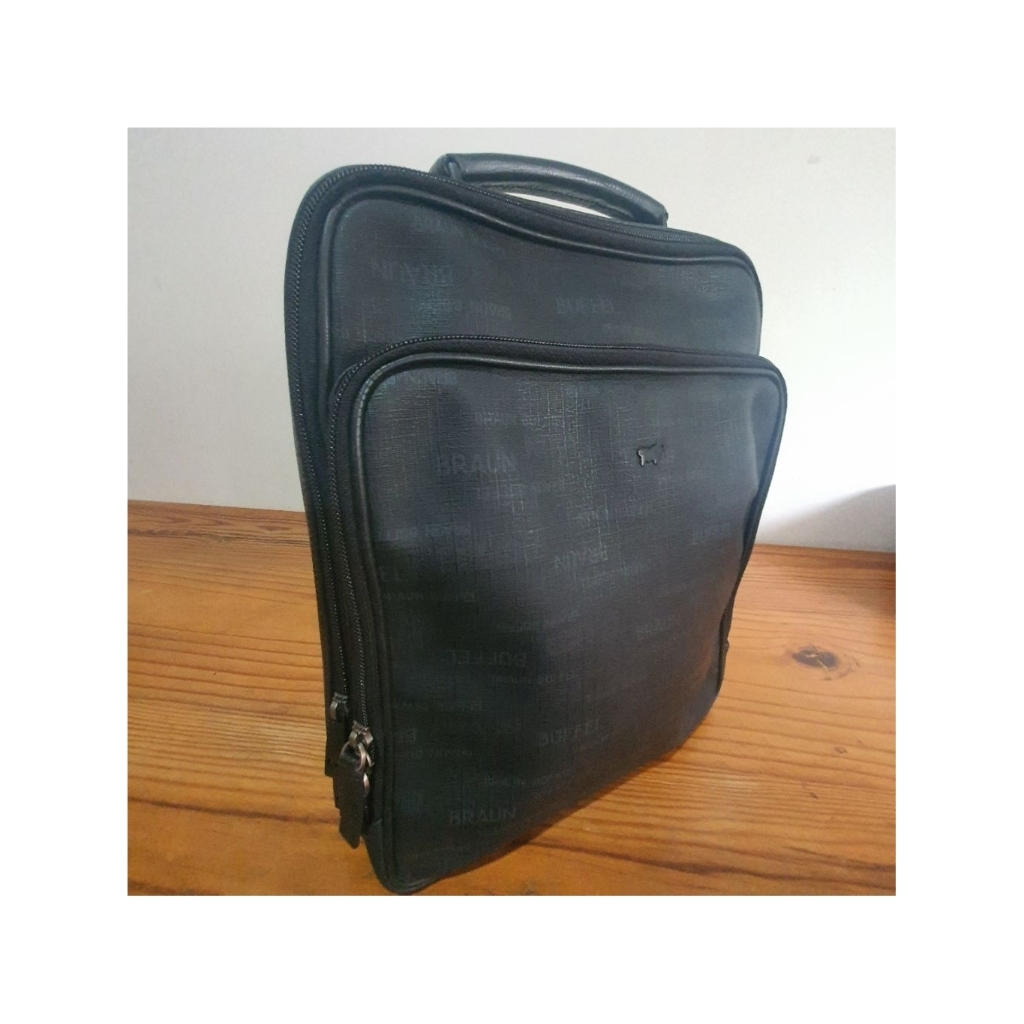 TAS PRIA, BRAUN BUFFEL HITAM [PRELOVED-ORIGINAL]