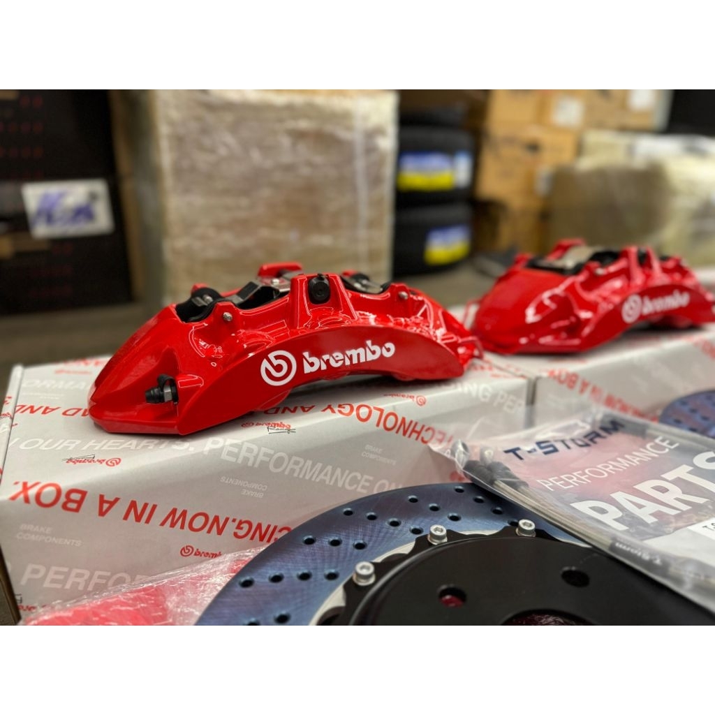 big brake kit bbk brembo vnt bbk fortuner vnt ctsv 6pot rotor 355mm