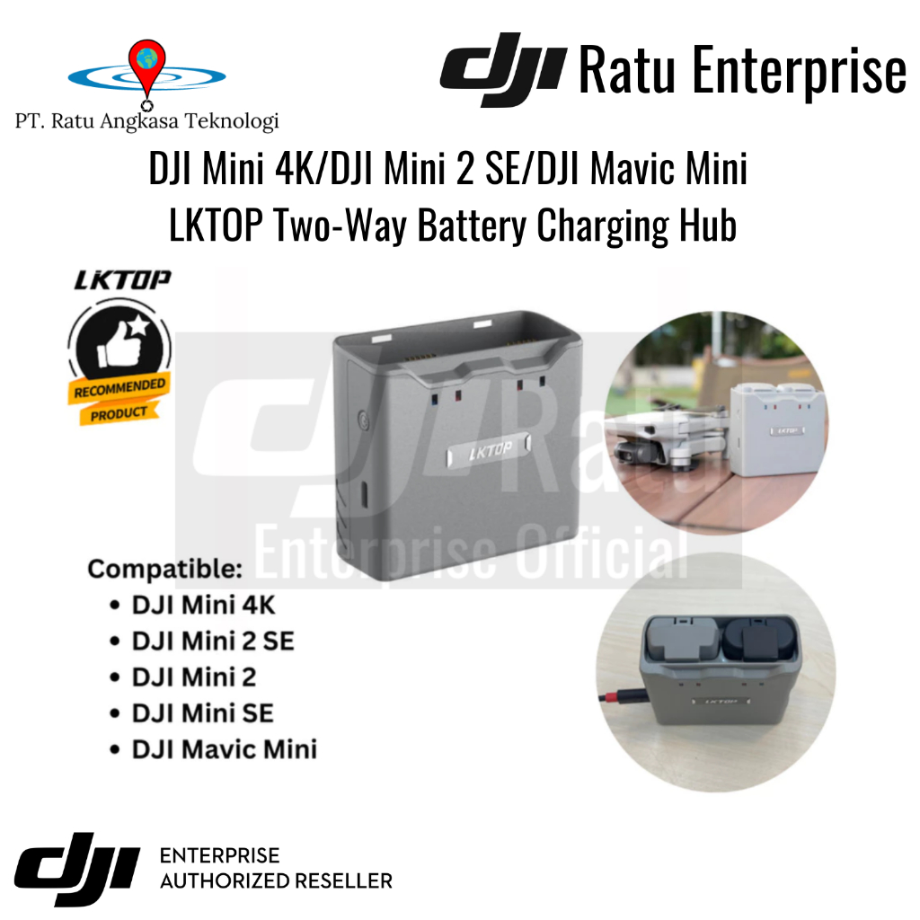 Battery Charging Hub DJI Mini 4K DJI Mini 2 SE Charger Baterai DJI Mini 4K DJI Mini 2 SE DJI Mini 2 