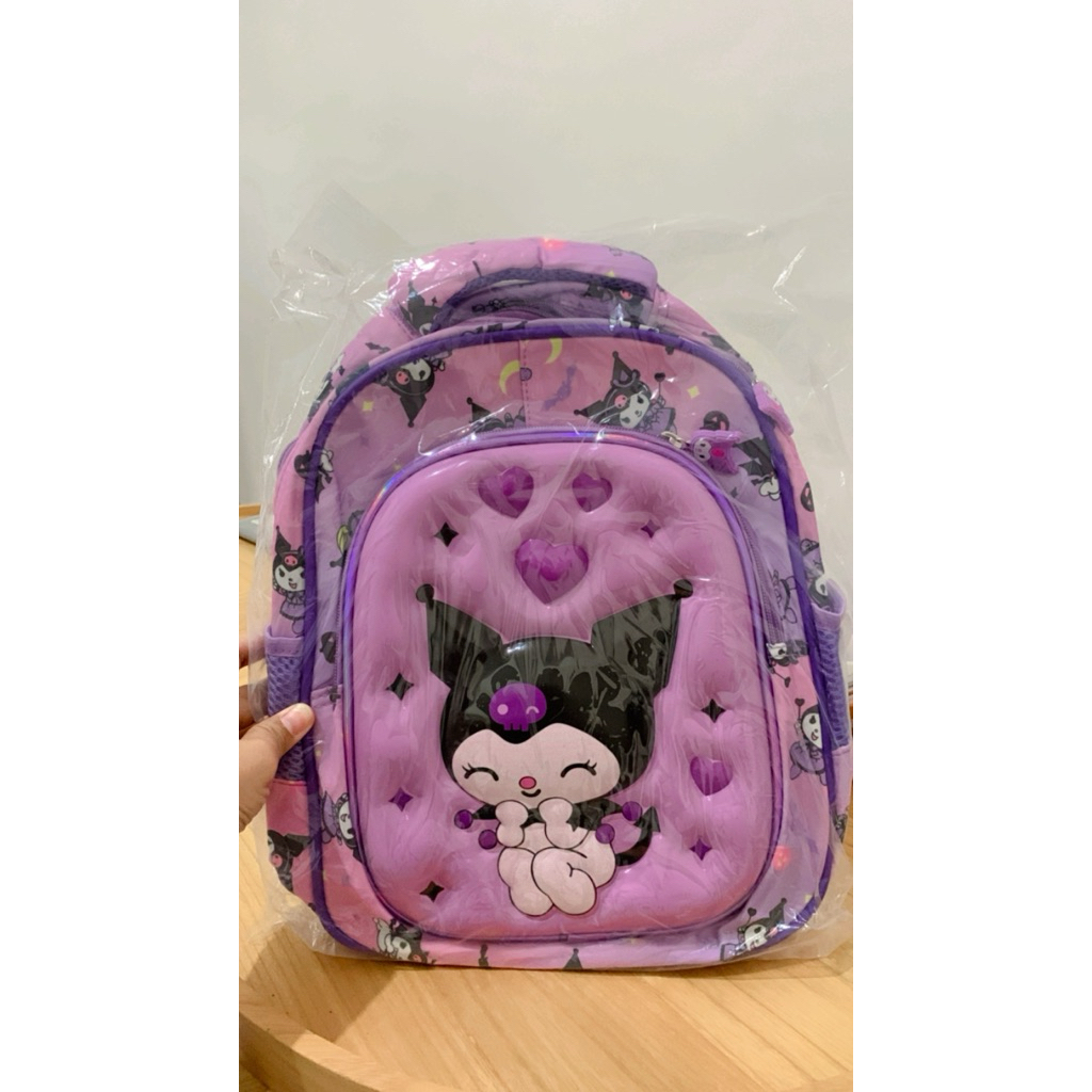 tas sekolah anak kuromi warna ungu