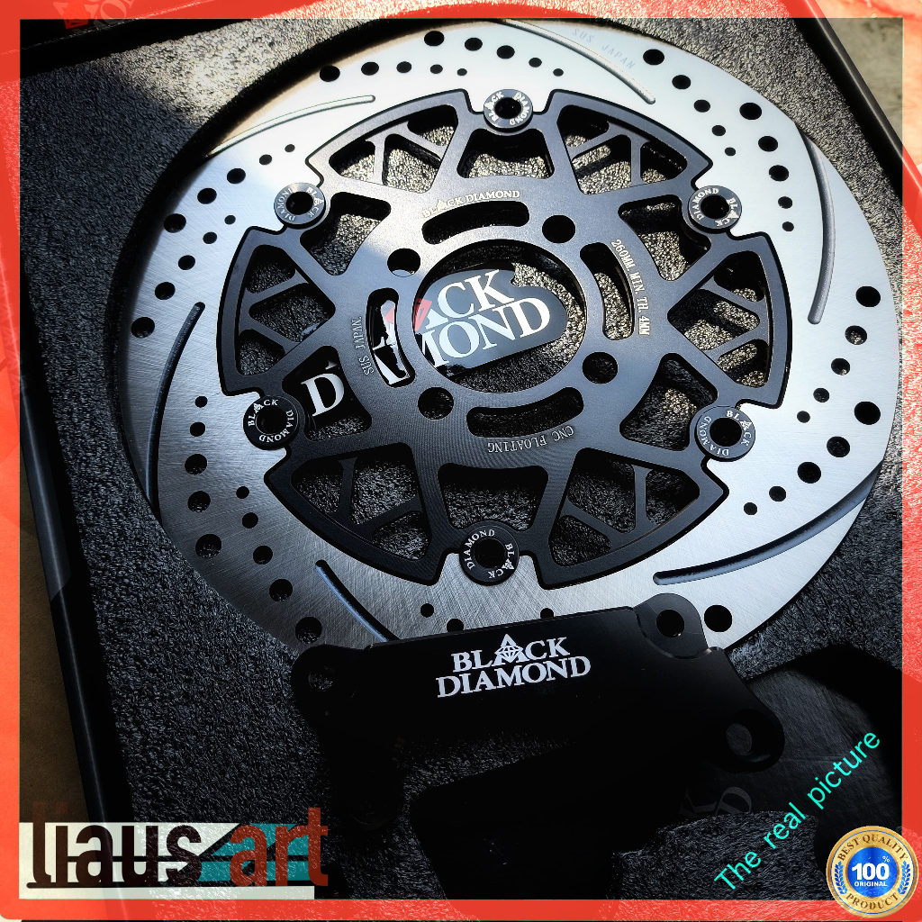 PIRINGAN VARIO 150 125 BEAT TYPE 01 ALU RIVET LUBANG 4 260MM FLOATING NUTS WARNA