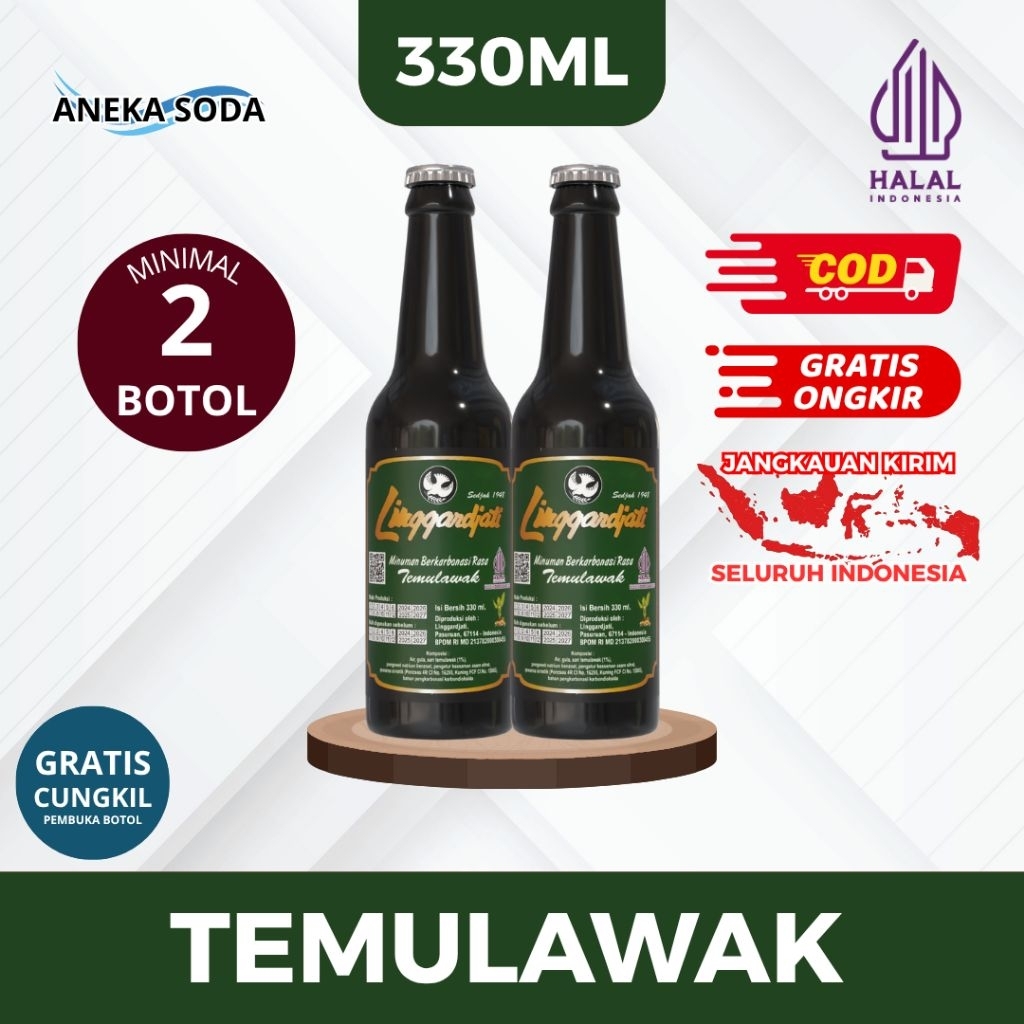 

Limun Linggardjati Temulawak Jadul Halal 330 ml / Orson Linggar Jati
