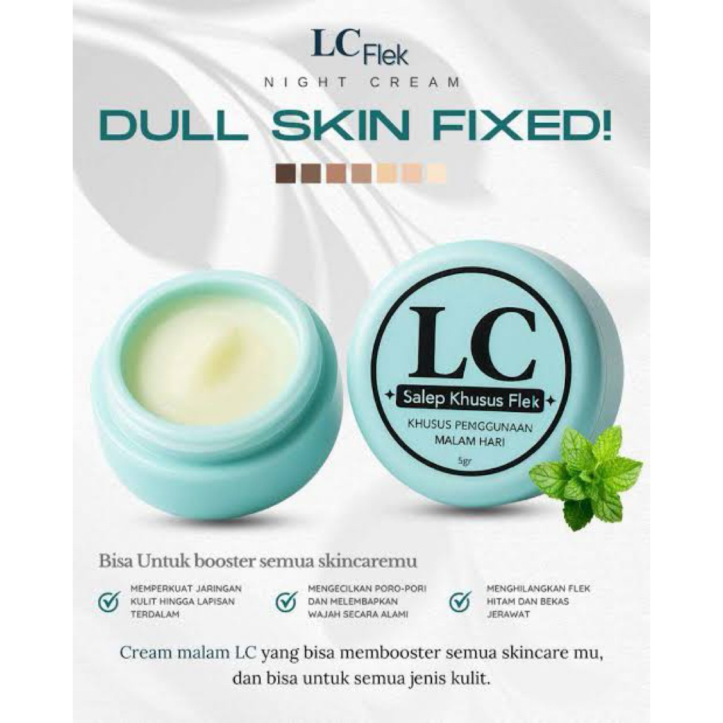Lc flek night cream Lc salep flek membandel