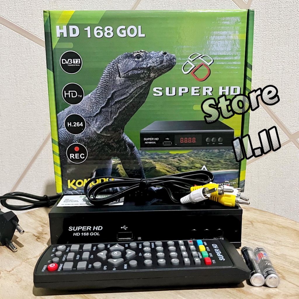 Super HD DVBT2 HD 168 GOL KOMODO