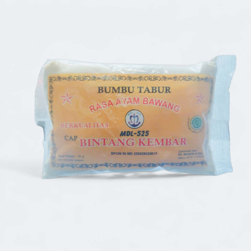 

Bumbu Tabur Kemasan kecil 50g Bintang Kembar Rasa Ayam Bawang
