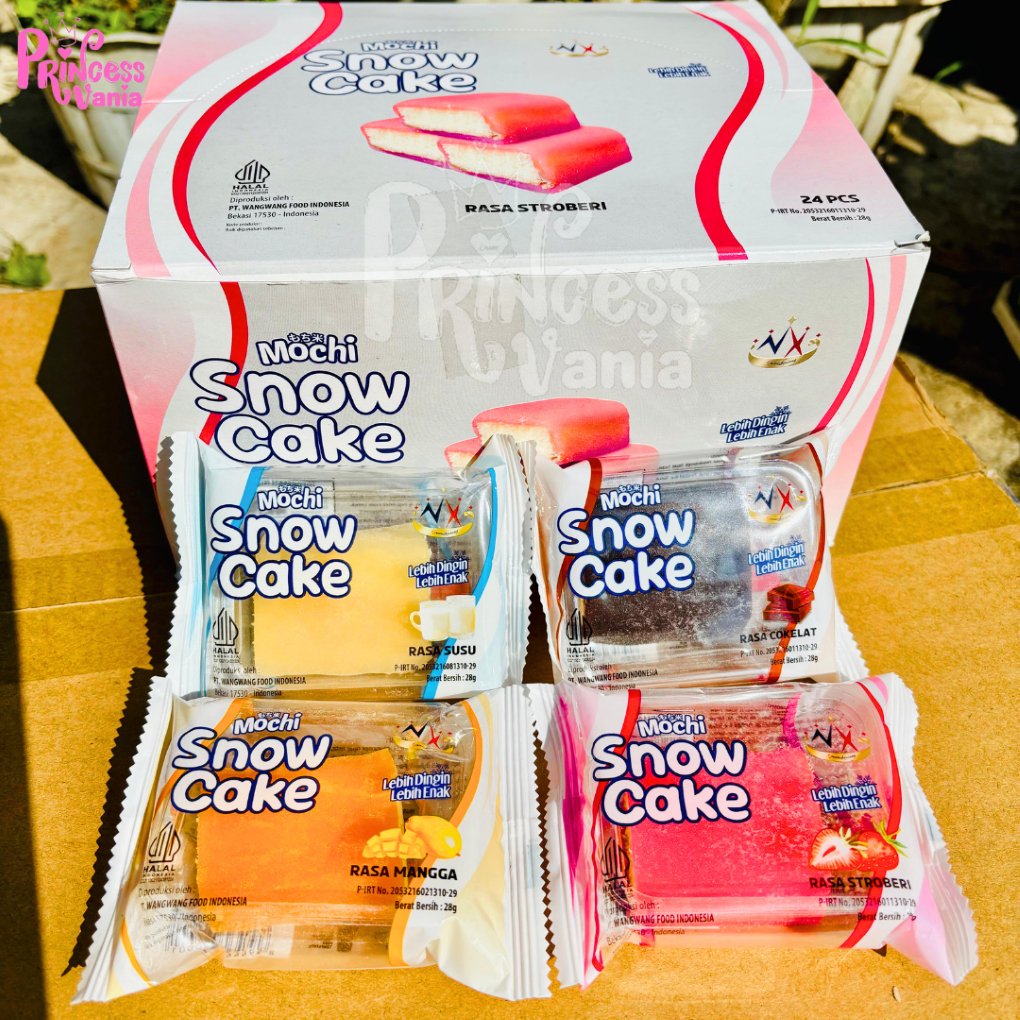 

1 PACK MOCHI SNOW CAKE KUE SALJU ISI BOLU VIRAL ISI 24PCS 28GR