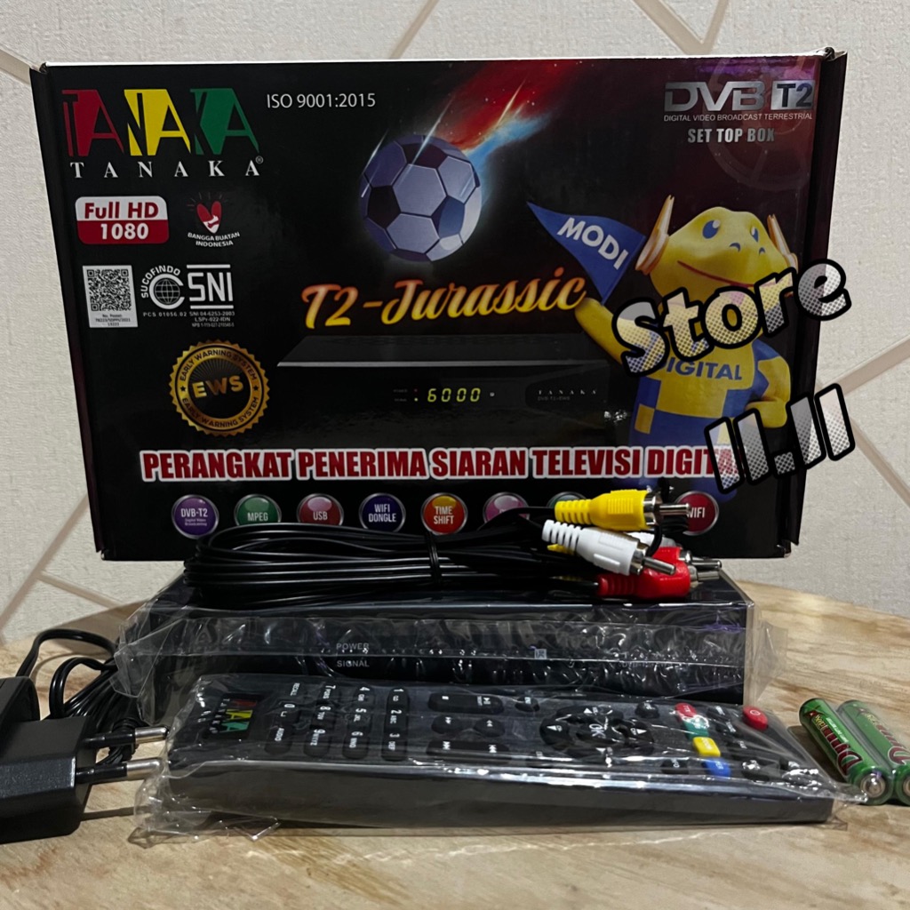 SET TOP BOX TV DIGITAL T2 TANAKA - JURASSIC