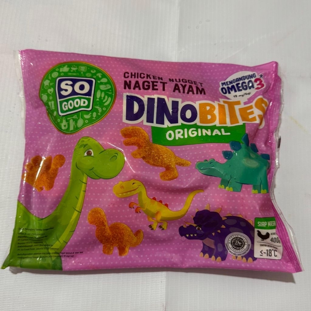 

So Good DinoBites nugget original 400gram