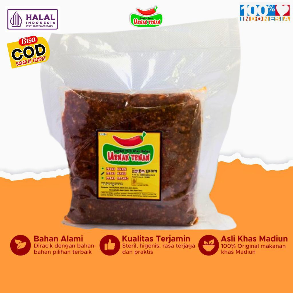 

Sambel Pecel Sangrai Tanpa Minyak Goreng Khas Madiun 500 200 g