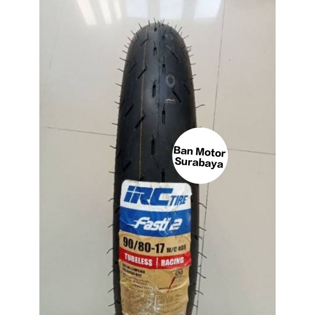 Ban IRC FASTI 2 90/80-17 FASTI 2 Tubeless Soft Compound