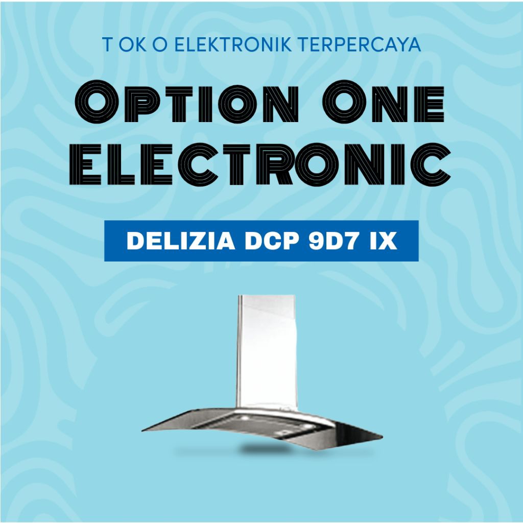 DELIZIA DCP 9D7 IX / DCP9D7 CHIMNEY COOKER HOOD 90 cm