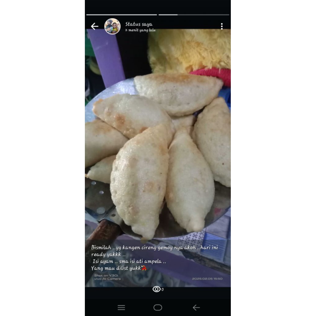 

cireng isi ayam suir+ bakso