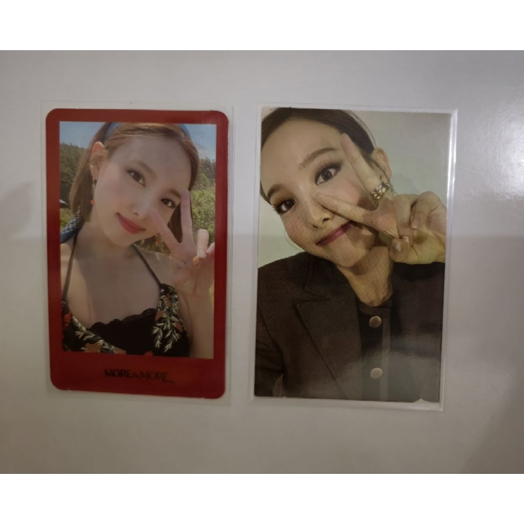 TWICE Nayeon Photocard More and More Between 1&2 Eyes wide open
