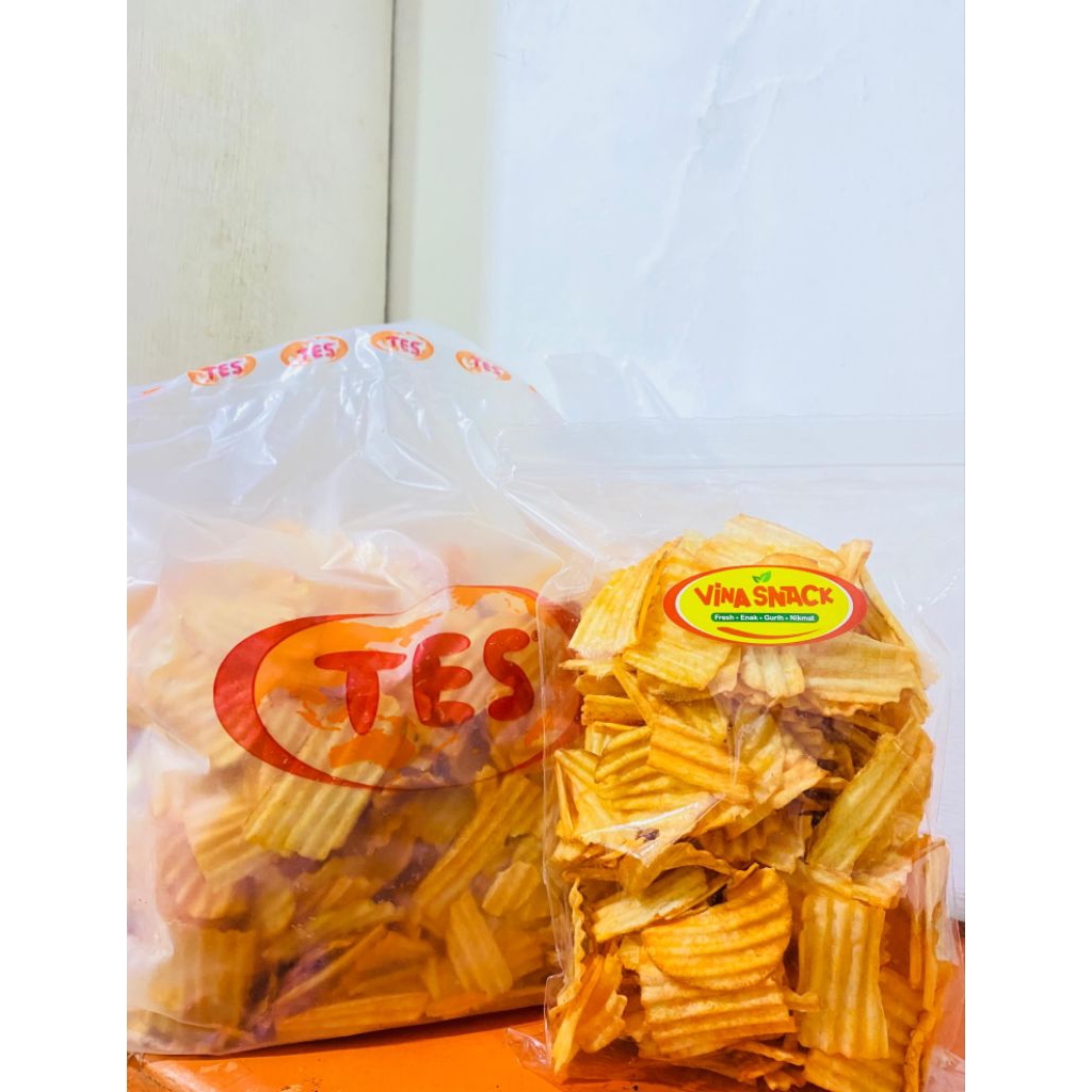 

Keripik Singkong Bakar Balado/Keju 500Gram/1Kg