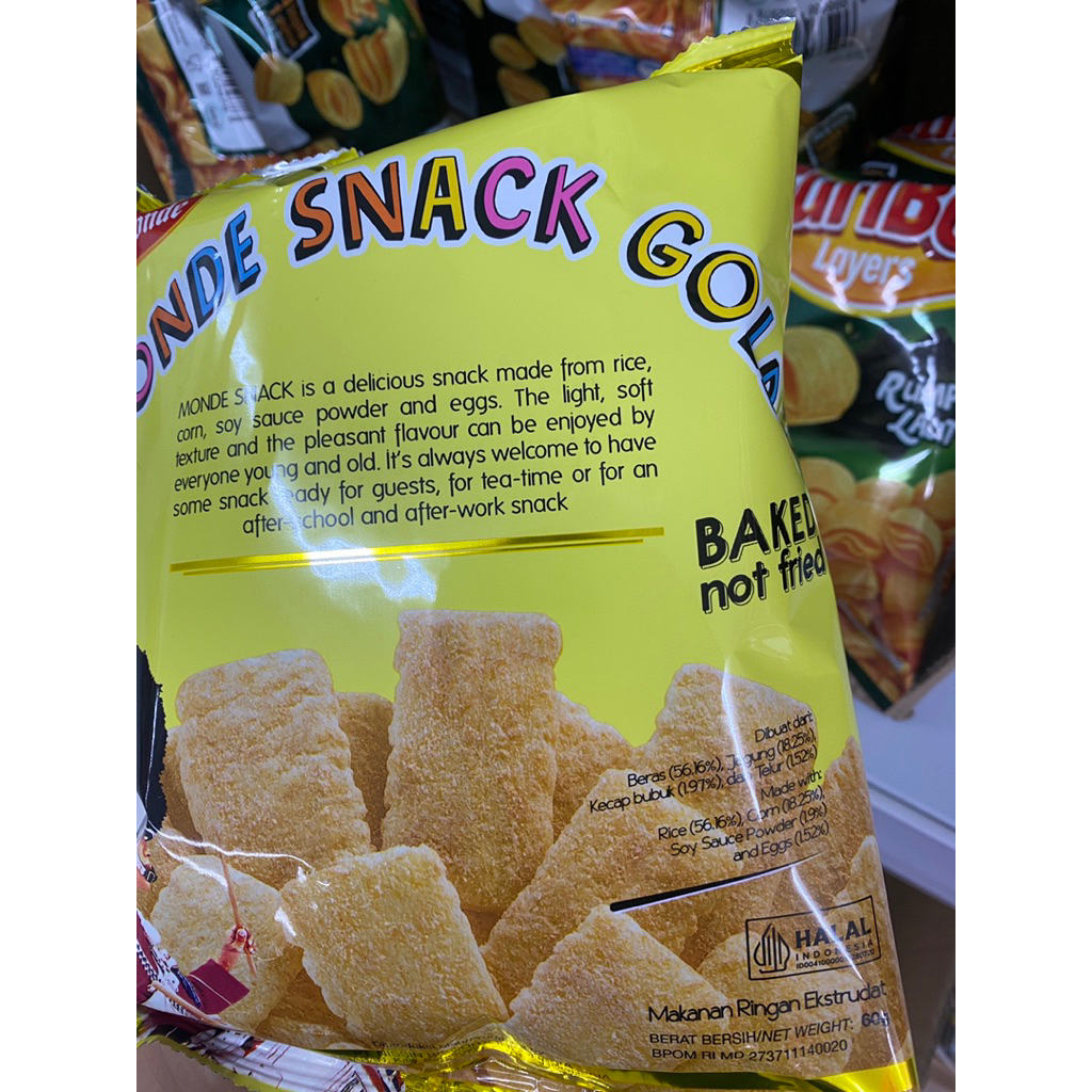 

Monde Snack Gold 60gr