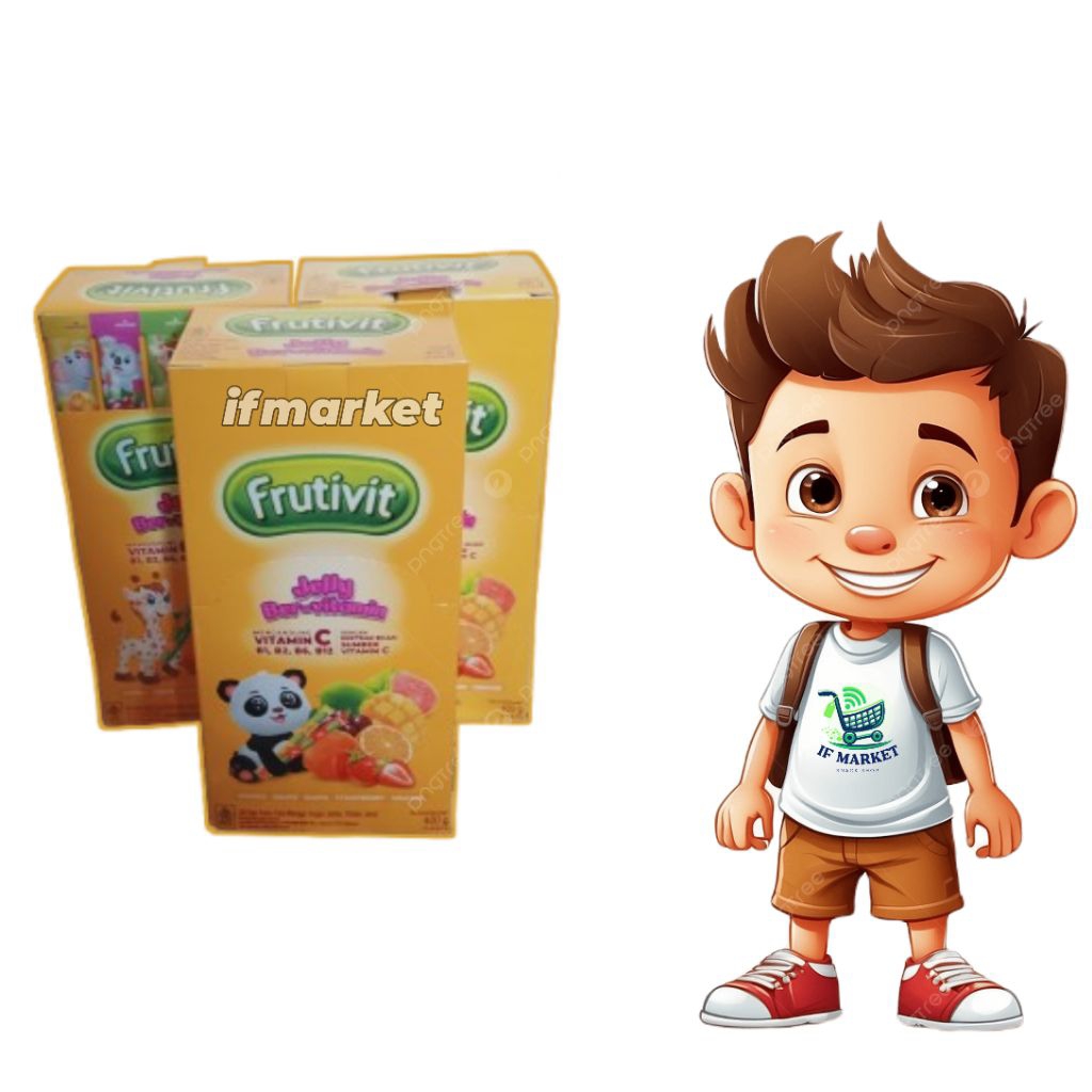 

Frutivit Jelly Vitamin C – Jajanan Sehat & Segar isi 400gr (Rasa Campur)