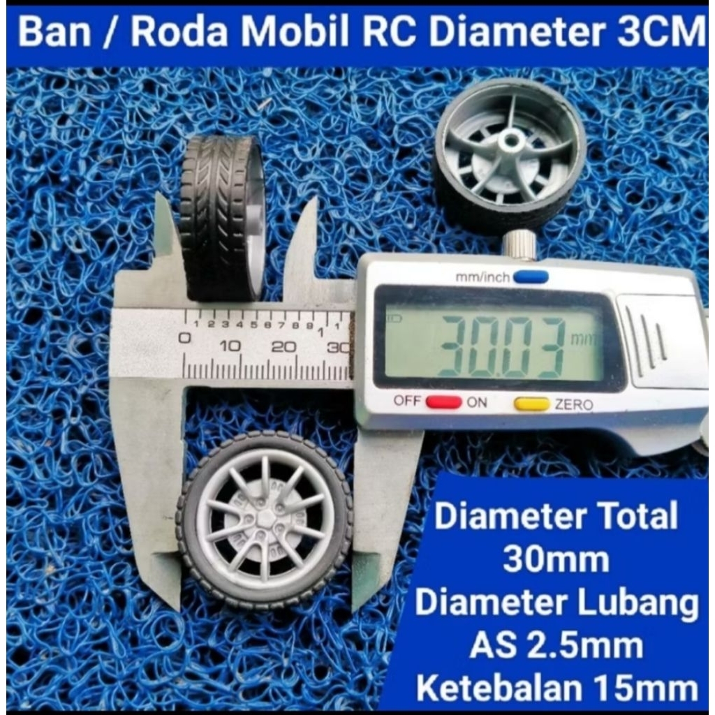 1pcs Ban roda mobil RC(Remote control) anti slip