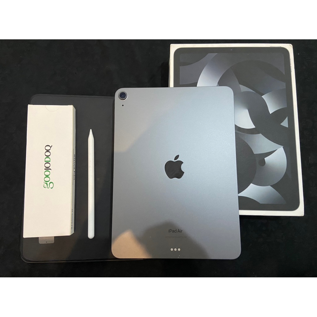 iPad Air 5 WiFi 64GB Bekas Mulus Fullset + Bonus Stylus Goojodoq
